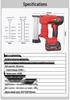 Gaobao F32 Brushless Lithium Battery Brad Nailer: Dual-Use Woodworking Straight Nail Gun with Continuous Firing.