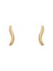 Skagen Women's ESSENTIAL WAVES Gold-Tone Stainless Steel Stud Earrings, SKJ1782710