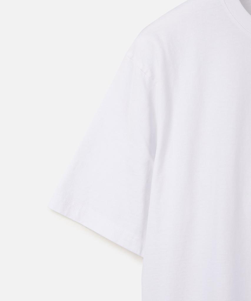247Silijeu Dyed Wash Vintage T-Shirt White (A Type)