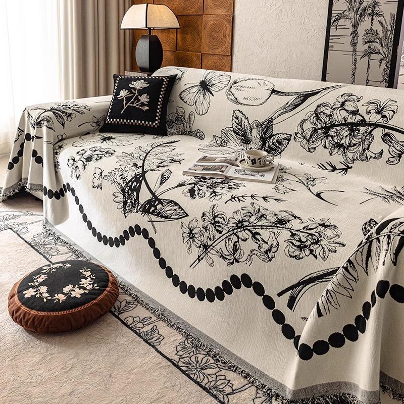 Sofa cover cloth is universal in all seasons, light luxury, high-end dust-proof sofa blanket, a whole cover 2025 new sofa towel