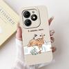 For Itel A70 A665L Case Soft Silicone Fashion Rabbit Phone Cover For Itel A 70 A70 Fundas ItelA70 Casing Shockproof Cover