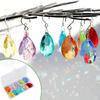 10 Pieces Teardrop Pendants Shiny Garden Suncatcher for Light Party Festive