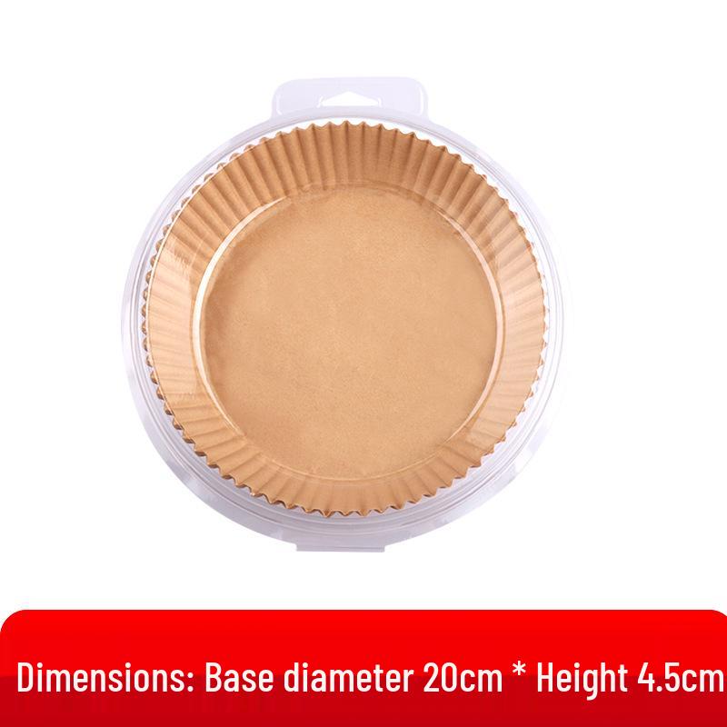 Oil-Proof, Food-Grade Disposable Air Fryer Paper Plate & Bowl Liners