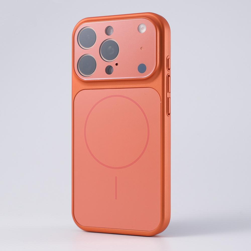 Luxury Plating Matte Glass Camera Protect Phone Case For iPhone 17 16 15 14 13 Pro Max 17Pro 17 Air For Magsafe Magnetic Cover