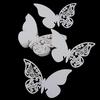 50 Pcs Table Mark Wine Glass Cards Favor Butterfly Name Place Party Wedding