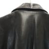 HARLEY DAVIDSON 90s Old leather Double riders jacket XXL black Big Size Men's Used