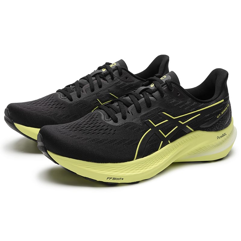 ASICS GT 2000 12 Black Glow Yellow 1011B691-003