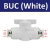 BUC BUL BUM BTC 4mm 6mm 8 10 12mm Pneumatic Push In Quick Joint Connector Hand Valve To Turn Switch Manual Ball Current-limiting