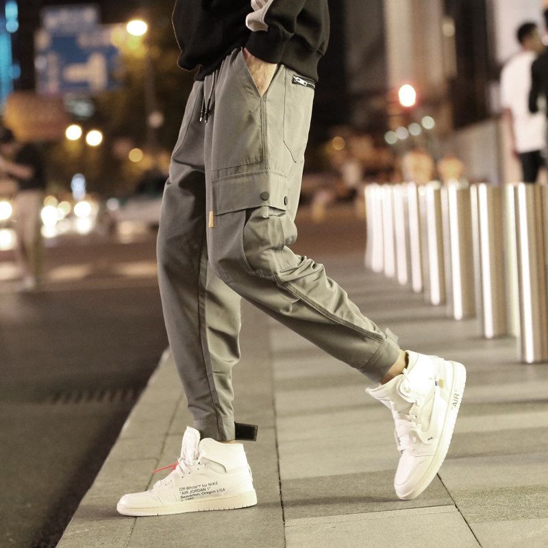 Fashion Brand Spring Street Fashion Handsome Casual Pants All-Matching Work Clothes