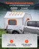 Inflatable Pickup Truck Tent, 2.2 x 1.65m 3-Season Truck Bed Tent with Ventilated Mesh Windows, PU2000mm Waterproof Pickup Camping Tents for Outdoor