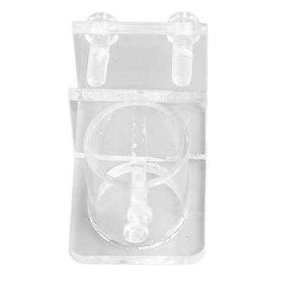 Aquarium Water Pipe Clamp Professional High Transmittance Acrylic Fish Tank Pipe Clip for Fish Tank