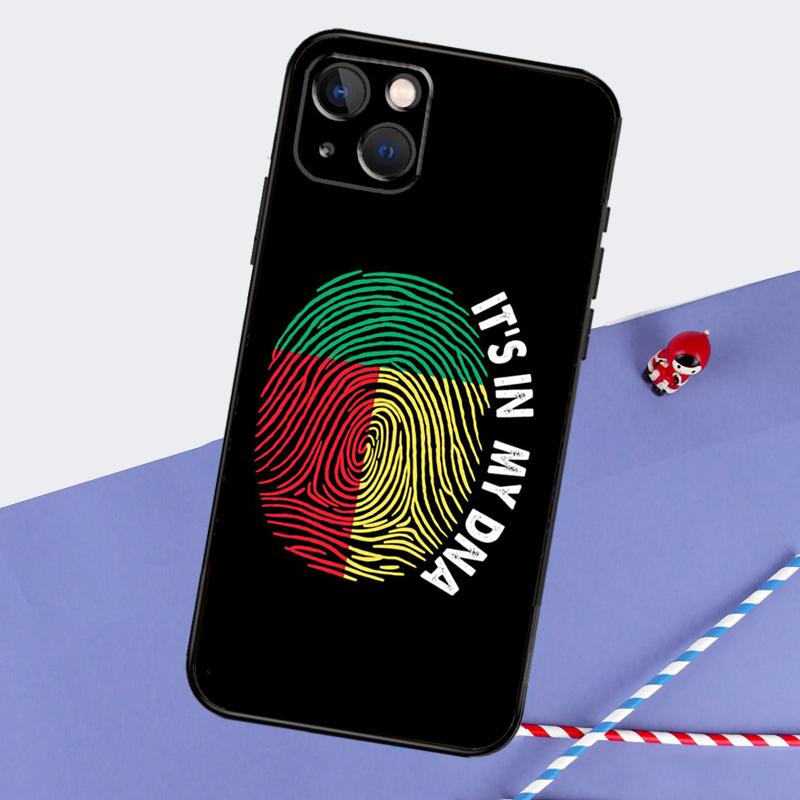 Benin Flag Phone Case For iPhone 16 Pro Max 11 12 13 14 15 Pro Max Mini XR 16 15 Plus 16e Cover Shell
