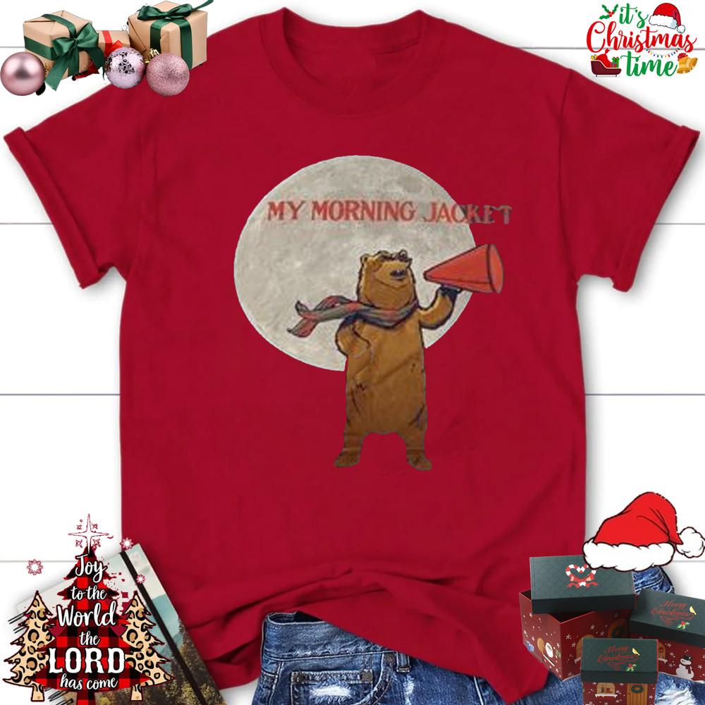 Shirts My Morning Jacket Concert Tee Shirt Size S-4XL Red Unisex T-Shirt S