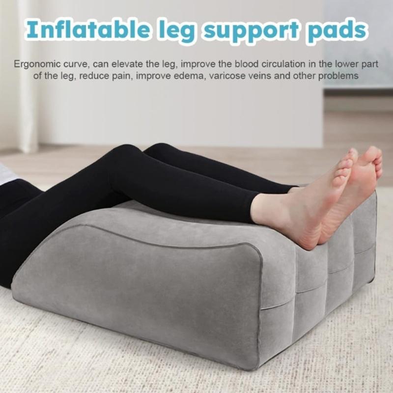 Light Weight Leg Elevating Cushions Inflatable Wedge Pillow For Swelling Relief During Travel Office Home