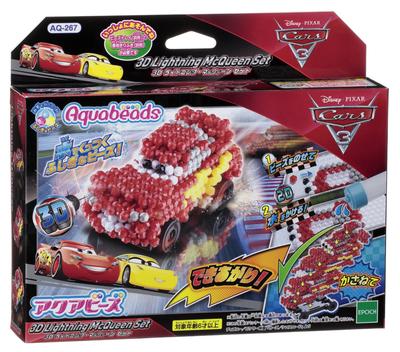 Aquabeads Charakter Perlen Set (Separat erhältlich) [Cars 3 3D McQueen Set] AQ-267 ST Mark, Ab 6 Jahren, Spielzeug, Wasserbasiert, Bauspielzeug, Aquabeads, EPOCH