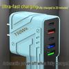 150W GaN Multi-Port USB Fast Charger, Compatible with Apple, Android, Huawei, Xiaomi