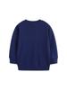 Autumn European & American Style Boys' Rocket Print Hoodie - Knit Cotton Children's Sportswear