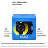 Kids Safe Box Mini Combination Lock Piggy Bank Secure 4 Digit Code Saving Money Coin Cash Box Birthday Gift for Boys Girls
