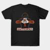Men Black Print T-shirt Miami Hurricanes No-Cut Transfer Paper Print Cotton Tshirt