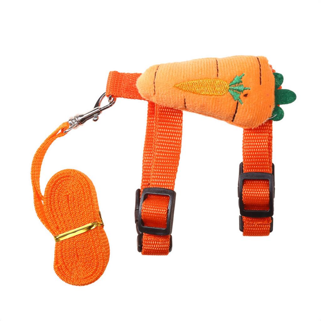 Kanin Katteseler og Båndsett Justerbare Seler for Kanin Kattunge Piggsvin Kjæledyr Utendørs Gåutstyr Tilbehør