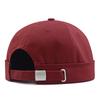 Cotton Vintage Beret Hat Big Size Brimless Beanie Hip Hop Cap for Men Women 56-60cm 61-68cm