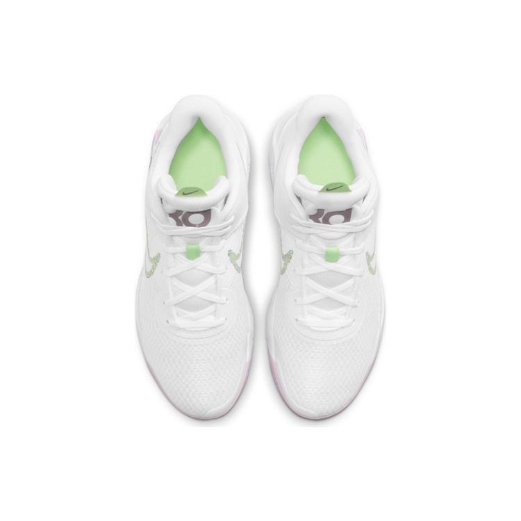 New Nike KD Trey 5 IX EP White Lime Light Purple DJ6922-100