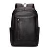 Business PU Backpack Men's Large Capacity Computer Backpack Waterproof Travel Student Schoolbag