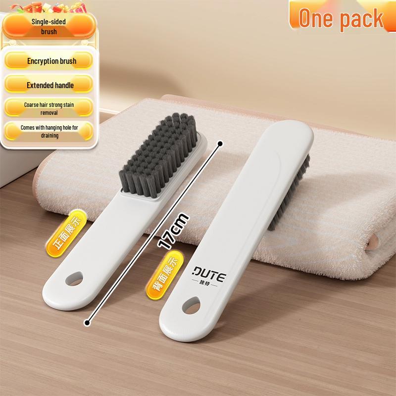 Soft Bristle Shoe and Laundry Brush: Gentle Multi-Functional Brush for Shoes and Rain Boots