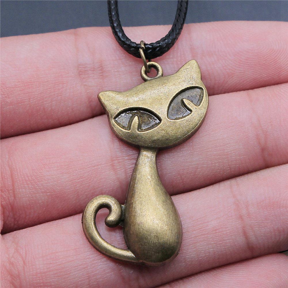 Animal Necklace Leather Chain 45cm Male Jewelry Evening Personalized Decorations