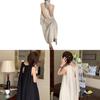 Summer Womens A Line Dress With Pleated Design For Office Casuals