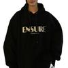 Padded Hooded Sweatshirt Women Autumn and Winter Loose Ladies Student Tops Fashion Retro Versatile Sweatshirt