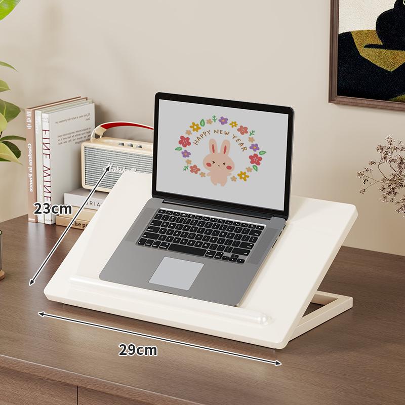 Adjustable Laptop Stand & Desktop Riser with Storage & Tablet Holder