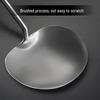 Stainless Steel Long-Handle Frying Spatula Set, Anti-Scald Wok Utensils for Stir-Fry.