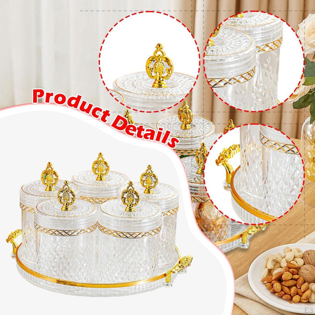 Food Storage Container Organizer Accessory Gifts Airtight Lid Gadget Kitchen Tool Drawer with 5