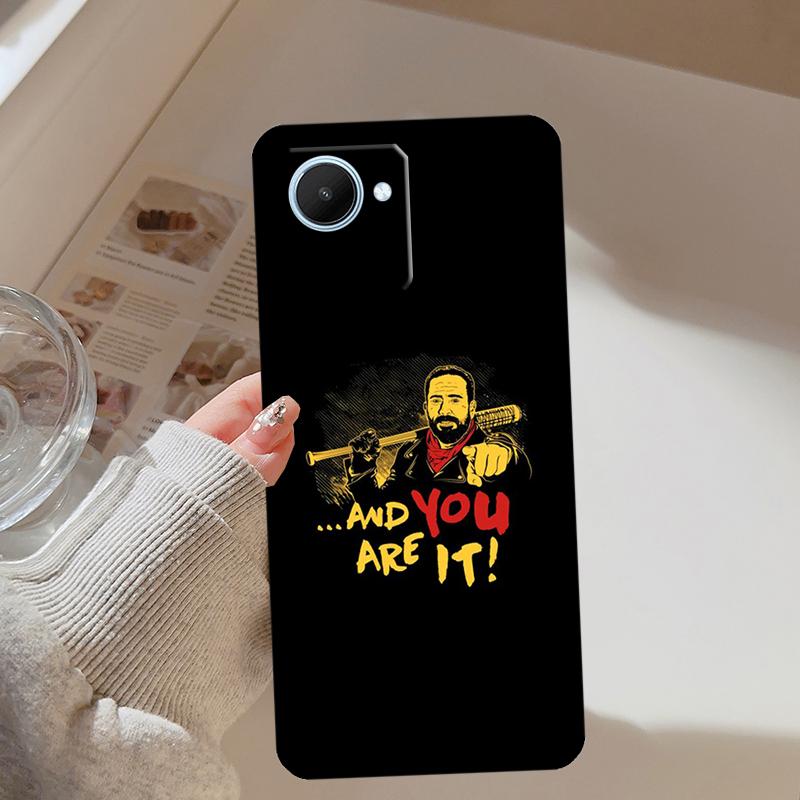 The Walking Dead Negan Art For Realme C67 C75 C61 C55 C53 C51 C21Y C25S GT 7 Pro 5 6 GT 6T 10 11 12 13 14 Pro Plus Case