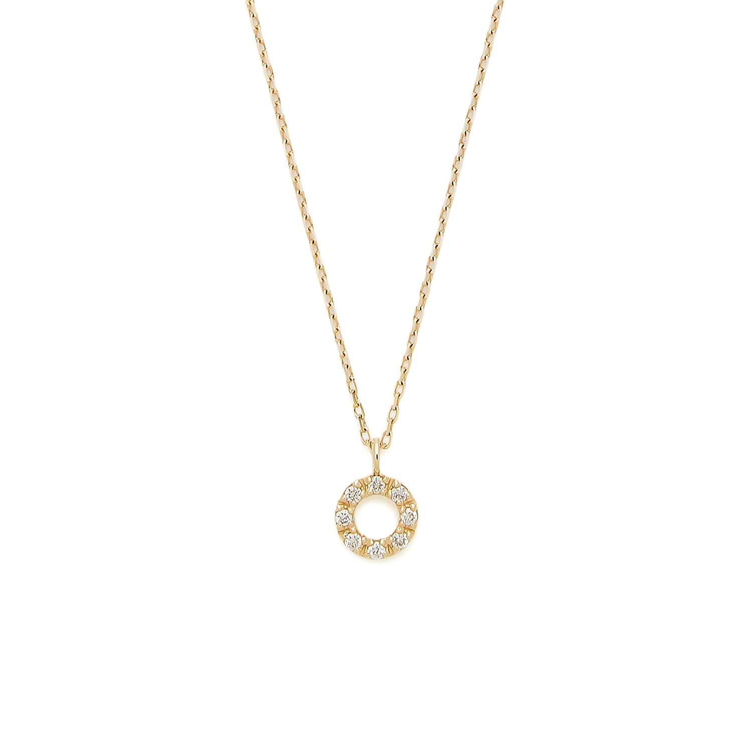 

K10 diamond necklace 3023411606500999 [Noges]