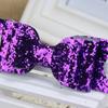 Women Girl Sequined Glitter Hairpin Bowknot Barrette Sweet Crystal Hair Clip Bow