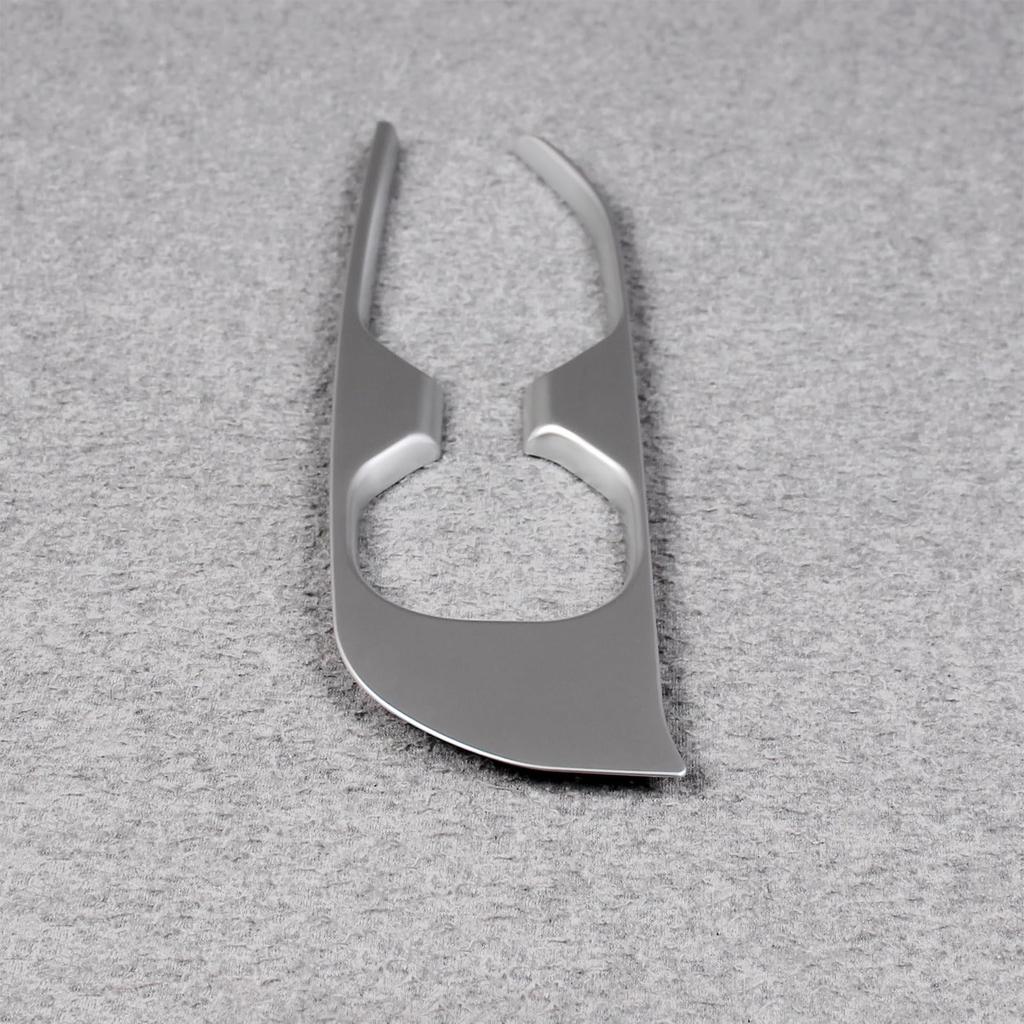 RUIQ Interior Drink Holder Cover Garnish for Toyota Crown Crossover Sport Estate SH35/Crown AZSH36W/AZSH37W/Crown (Satin Silver)