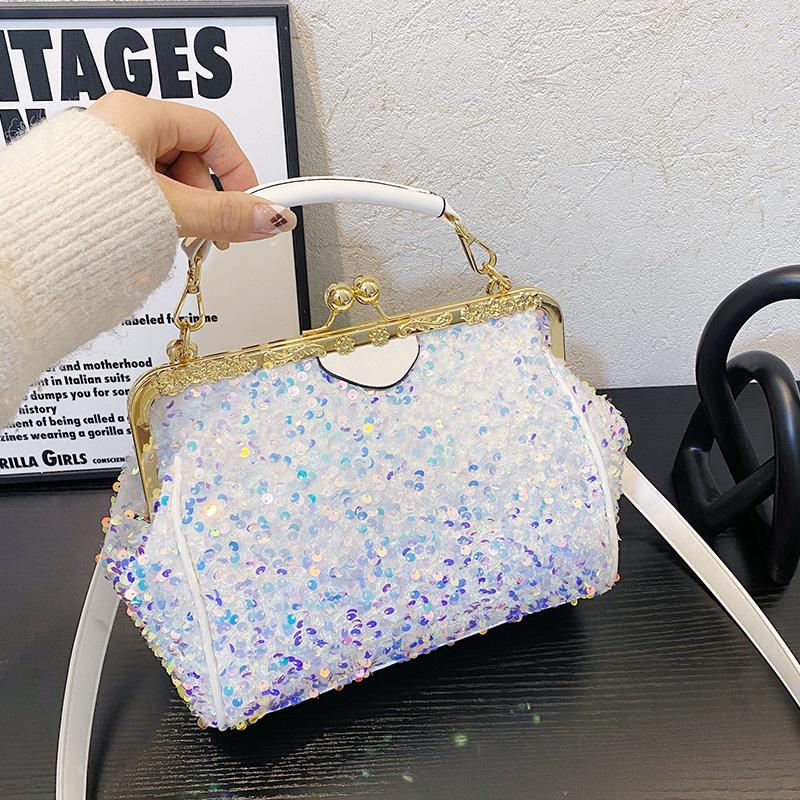 2025 New Bag Wholesale Fashion Bags Sequined Handbag Large Capacity Shoulder Messenger Bag
