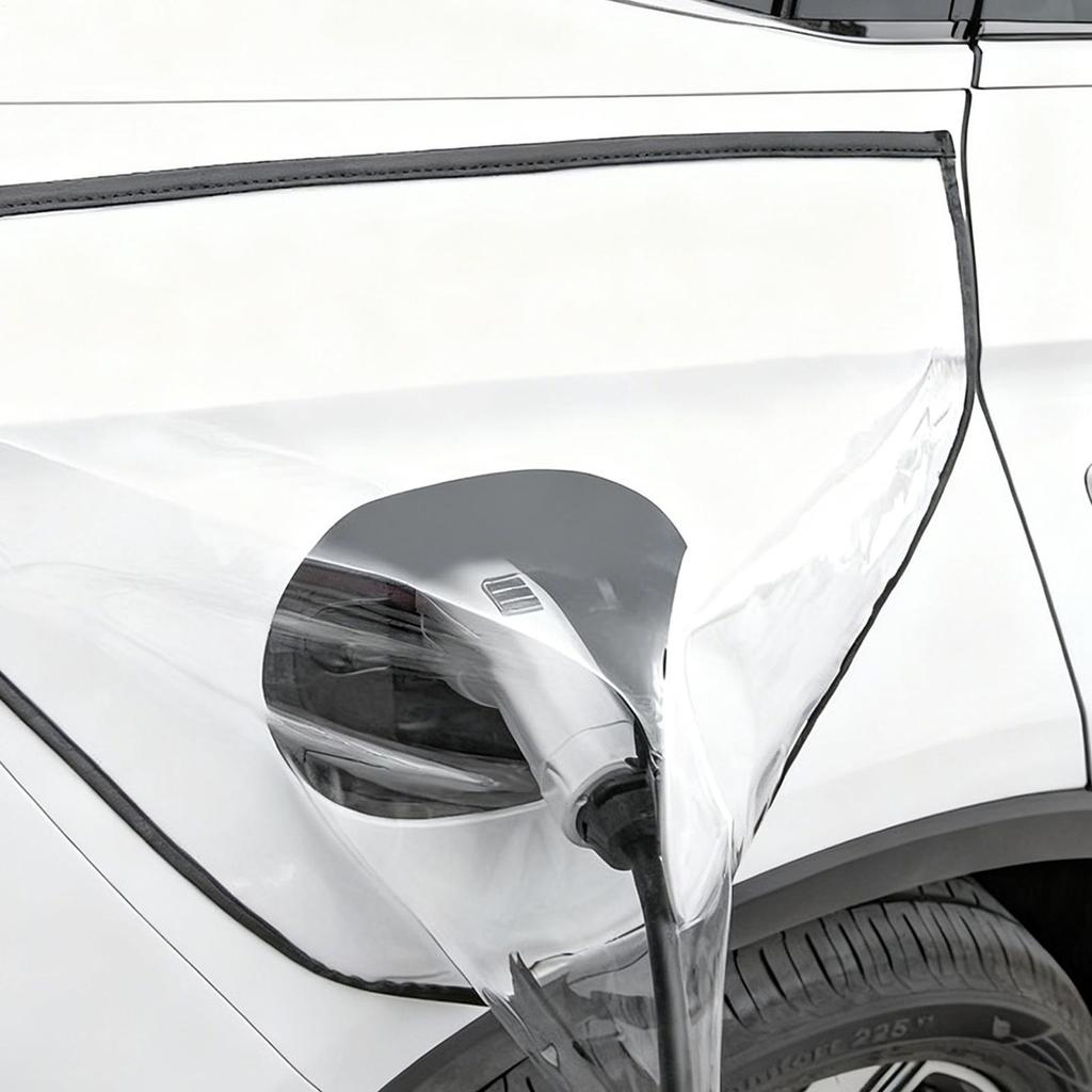 EV Charger Port Cover All-Weather Snowproof Rainproof Waterproof Dustproof Electric Vehicle Charging Port Cover For Holiday