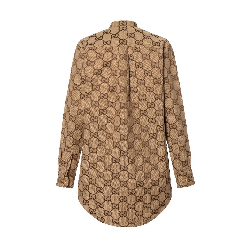Previous Season GG Supreme canvas shirt 669337-ZAHT5-2580