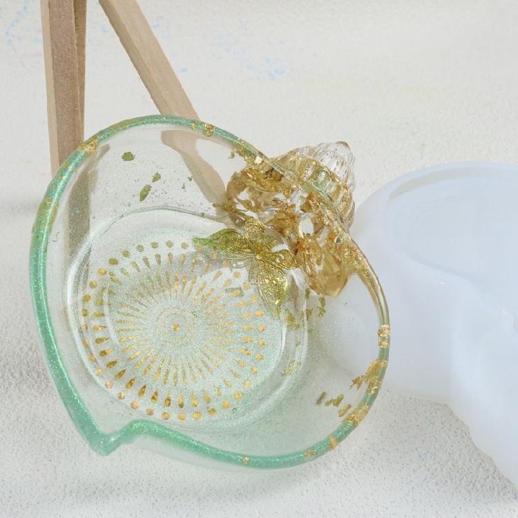 Versatile Silicone Mold DIY Storage Box Making Mould Lovely Conch Shaped Moulds