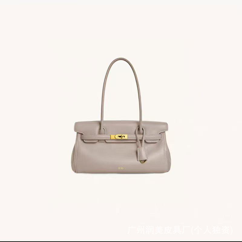 JWPEI Yara Genuine Leather Baguette Shoulder Bag - 2025 New Design for Women