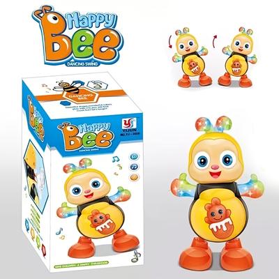 Happy Bee Youngsters Electronic Dance Toy,Interactive Music Learning Toy with Lights and Music,Battery Operated,Batteries Not Included