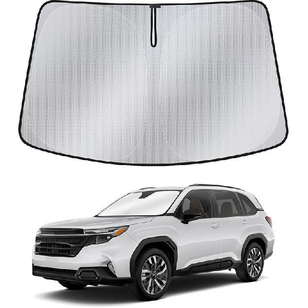 Windshield Sun Shade For Subaru Forester -2025 — Upgraded Nano Materials Front Window Shade Cover For Forester 2025 Accessories, Foldable