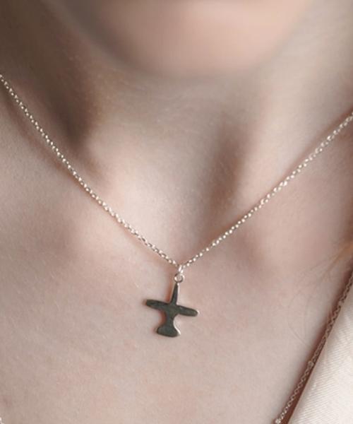 Bonbeau Mini Airplane Pendant Necklace