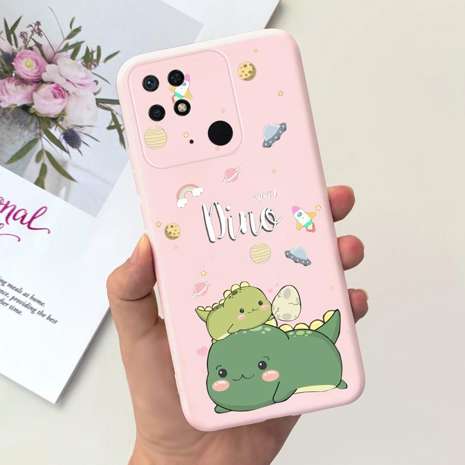 For Redmi 10C Case For Xiaomi Redmi 10 Power Cover Fashion Flower Slim Soft Silicone Phone Cases For Xiaomi Redmi 10C 10 C Funda