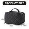 Small makeup bag, women's casual makeup bag, 2-layer travel makeup bag, daily use capacity
