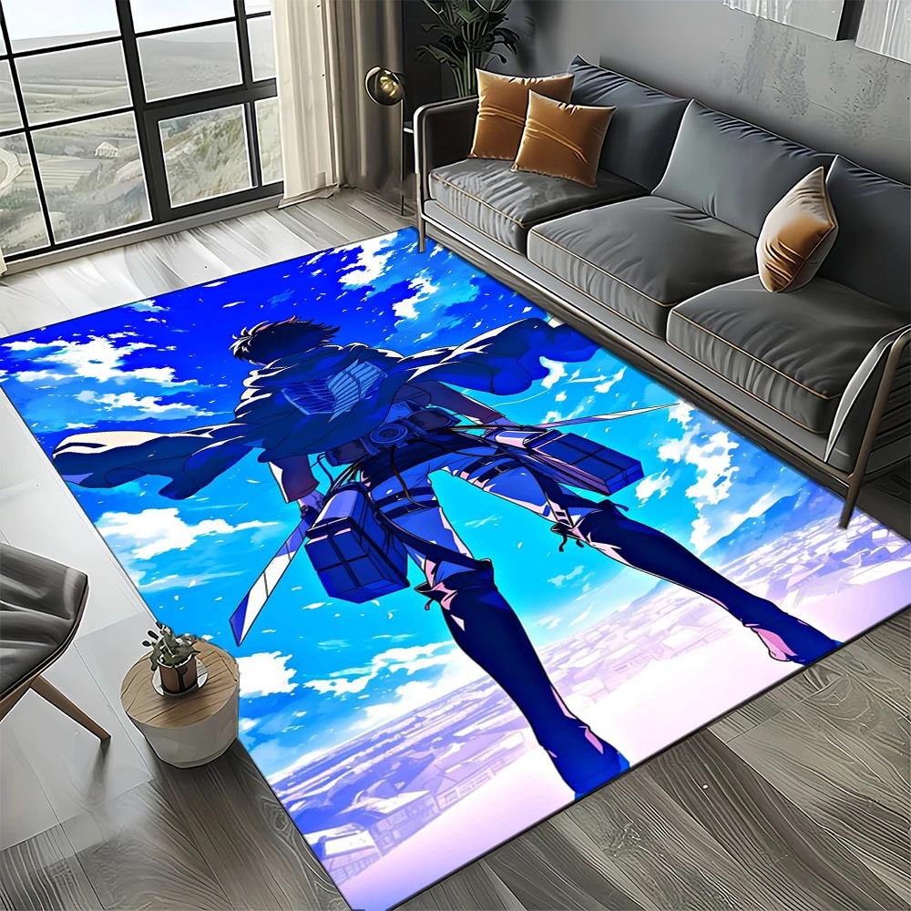 

27 Style New Cartoon Attack on Titan Eren Anime Area Rug Carpets for Living Room Bedroom Sofa Doormat,kids Non-slip Floor Mat 40x60cm