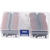 20PCS Compact DIN Rail Terminal Blocks Kit Universal 32A 400V Digital Identification Wire Wiring Connector Circuit Inline